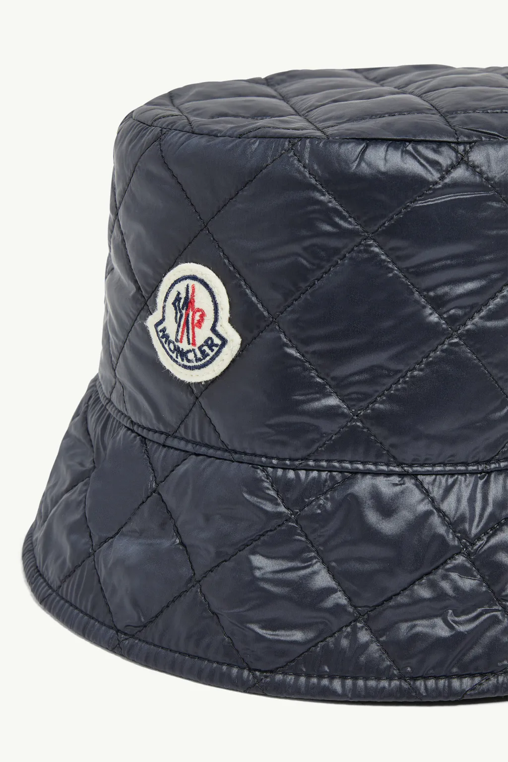 Moncler Logo Patch Quilted Bucket Hat