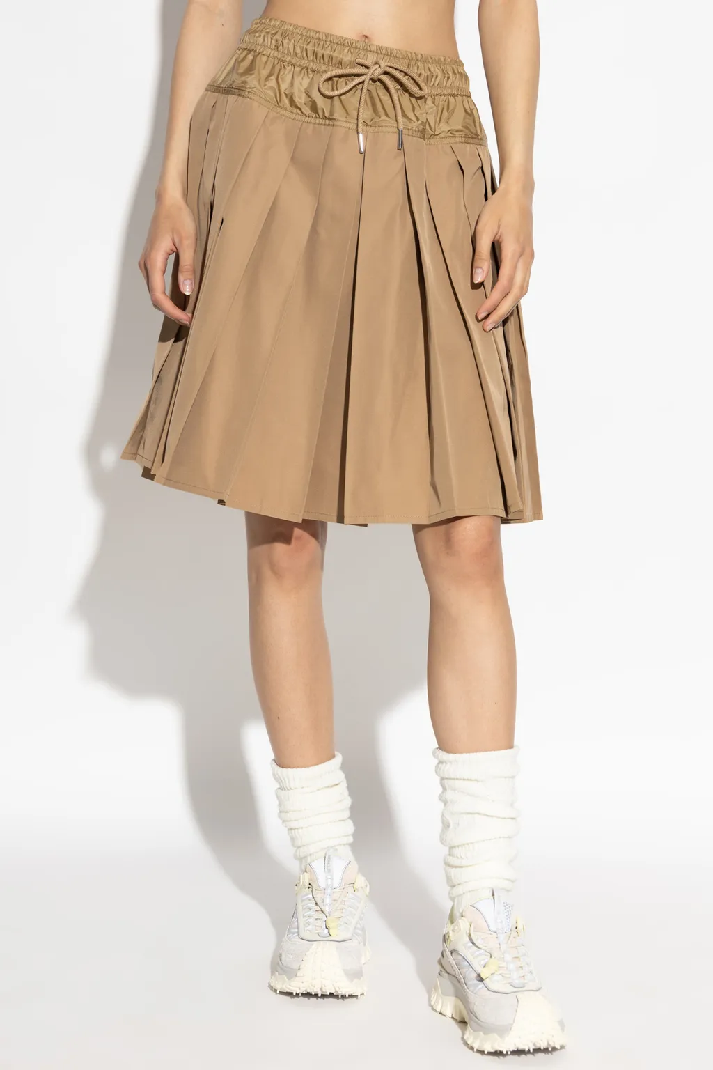 Moncler Drawstring Pleated Skirt