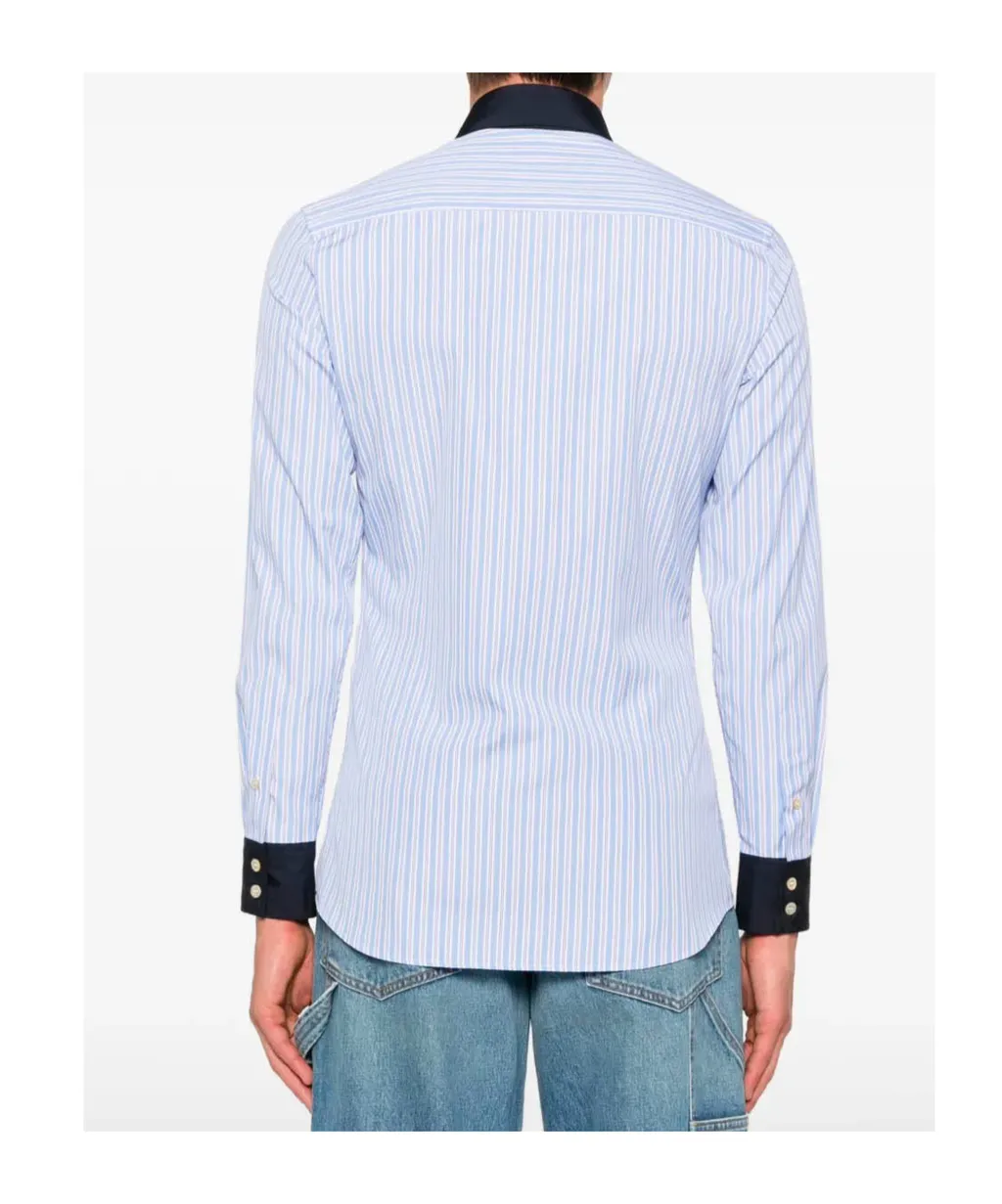 Striped Silk Shirt