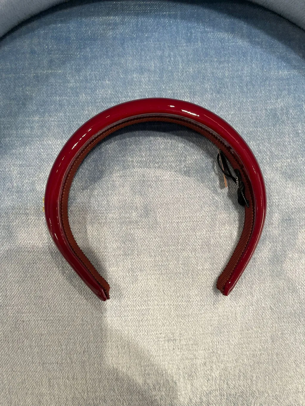 Miu Miu Logo-Lettering Headband