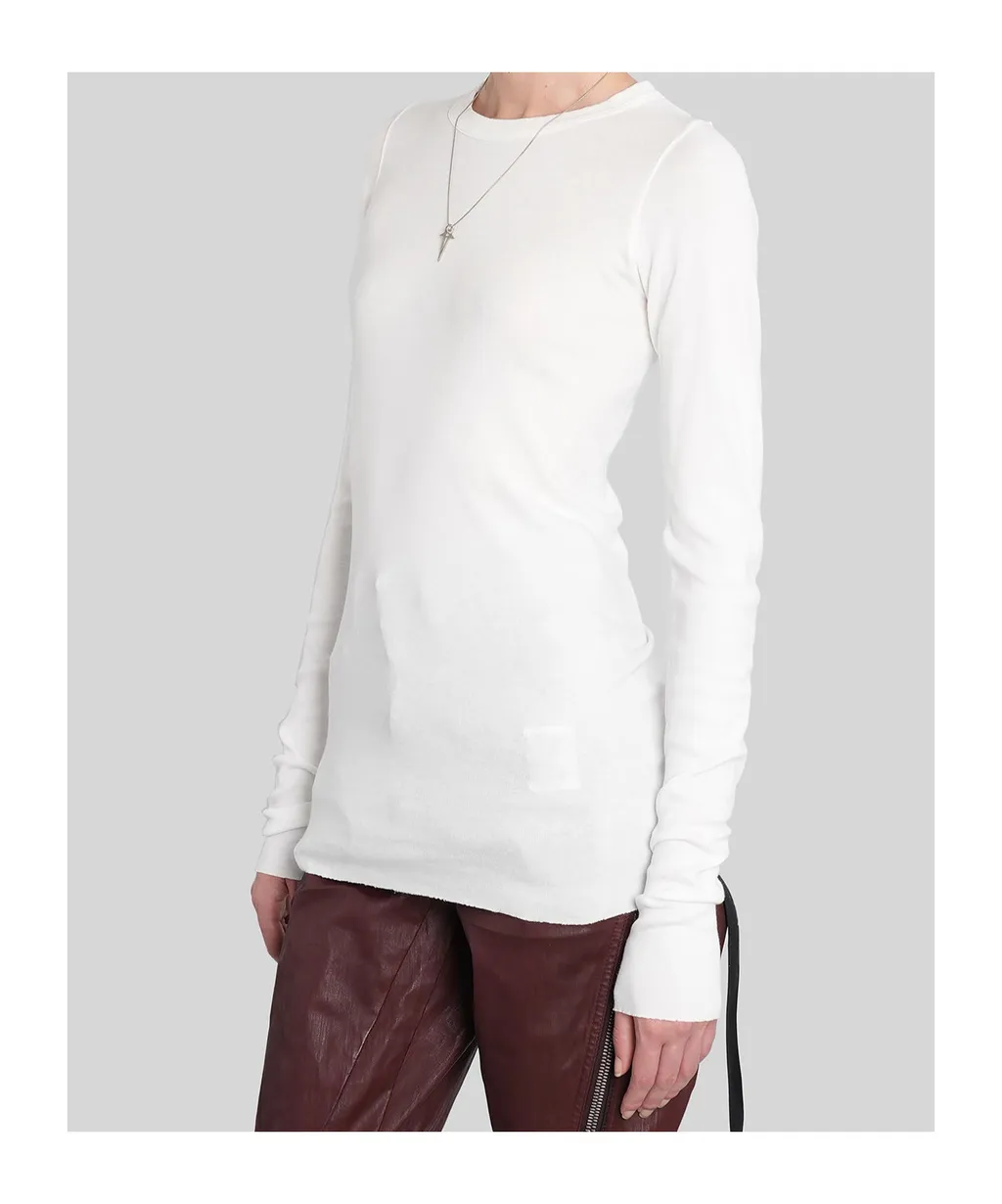 Long-Sleeve Tie-Detail Top