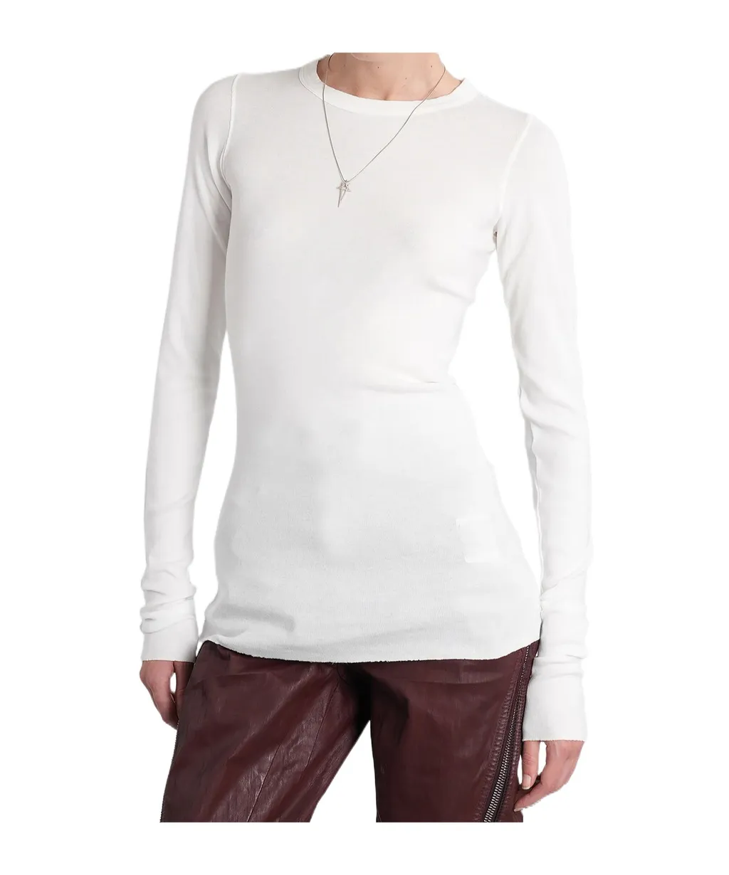 Long-Sleeve Tie-Detail Top