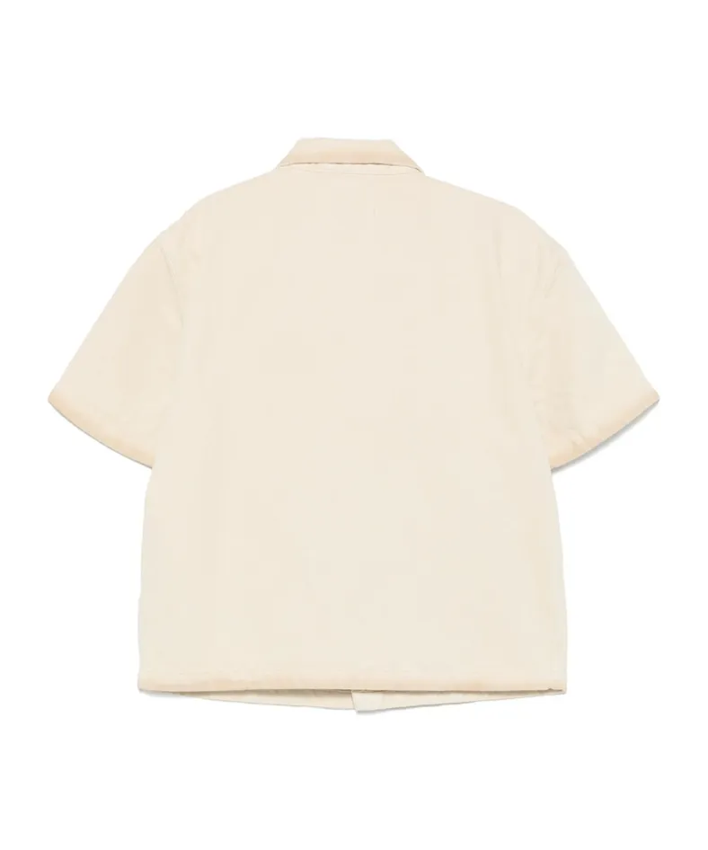 Short-Sleeved Snap Button Shirt