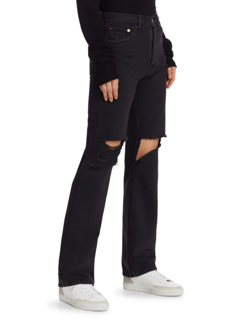 High Rise Loose Straight Pants