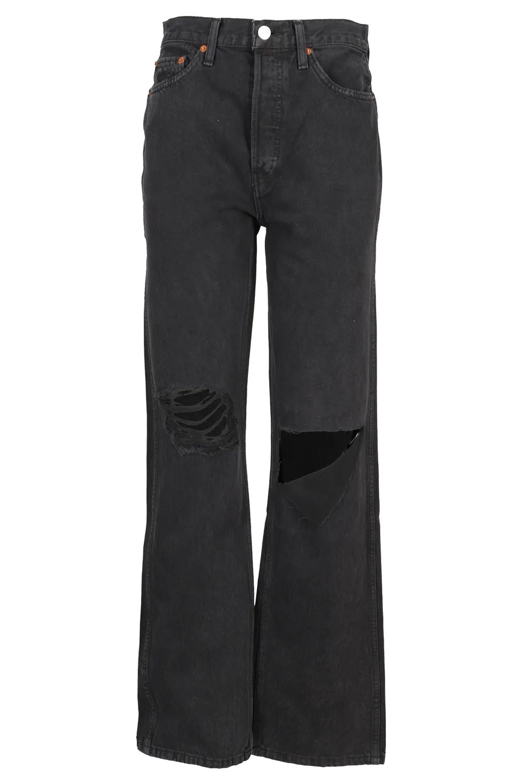 High Rise Loose Straight Pants