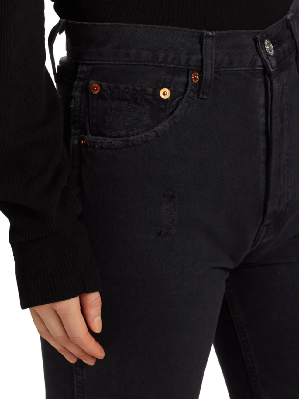 High Rise Loose Straight Pants