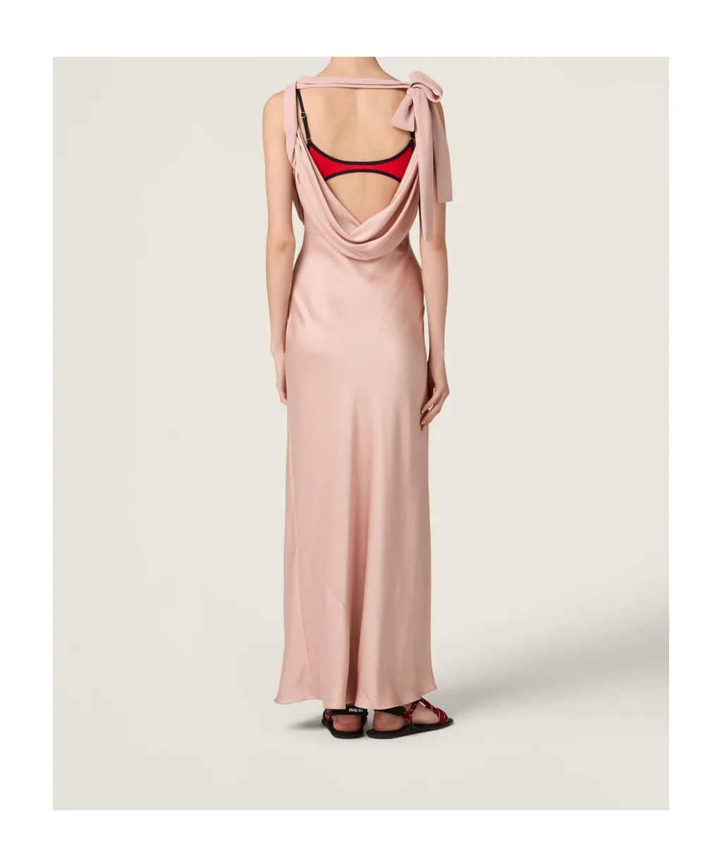 Long Satin Dress
