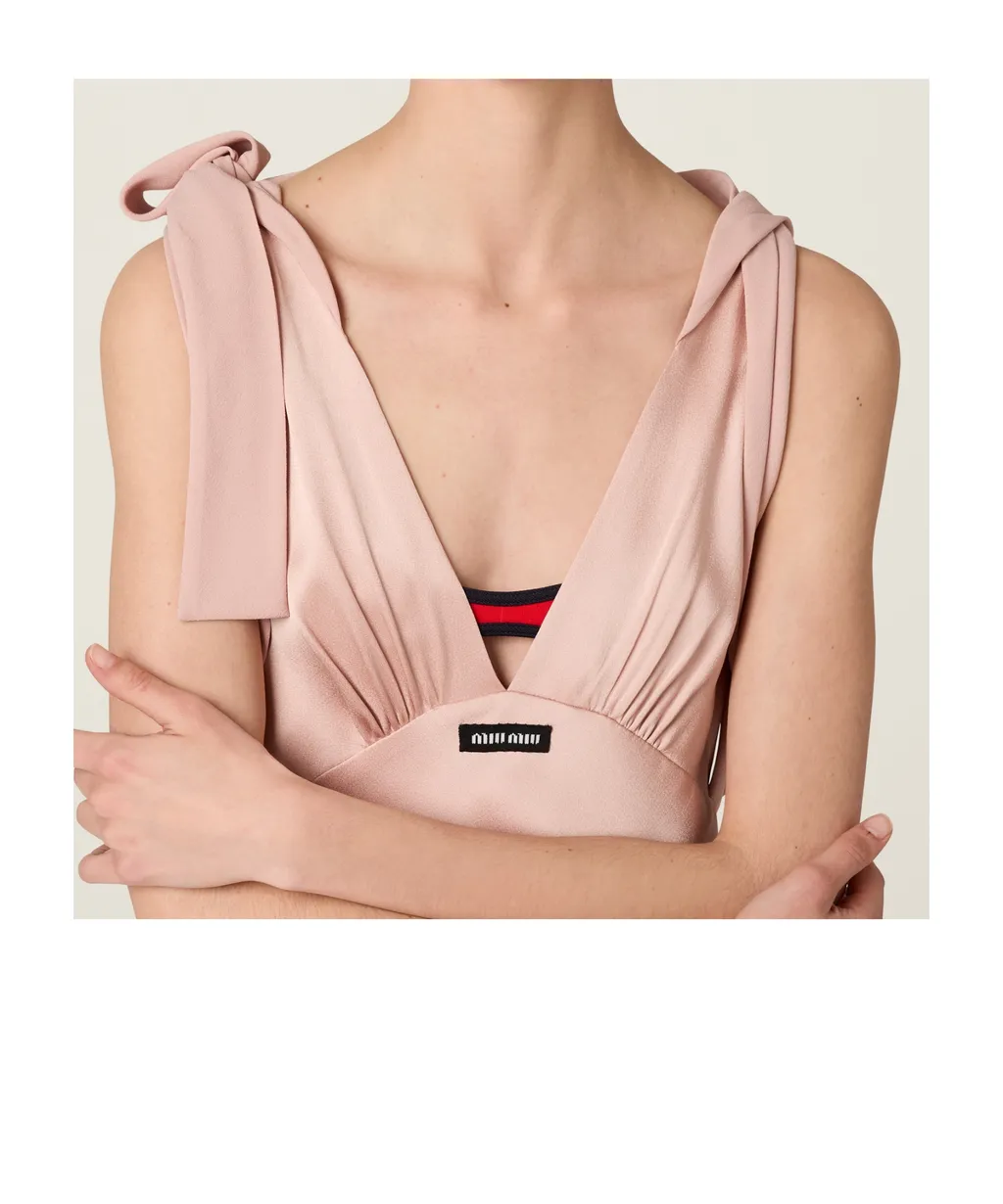 Long Satin Dress