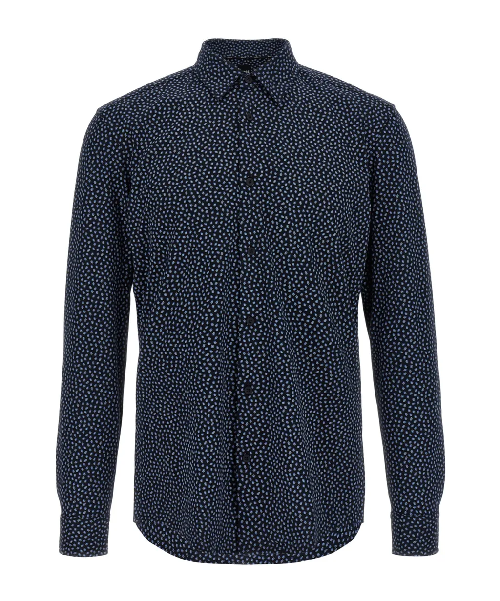 Boss Hugo Boss Roan All-Over Patterned Button-Up Shirt