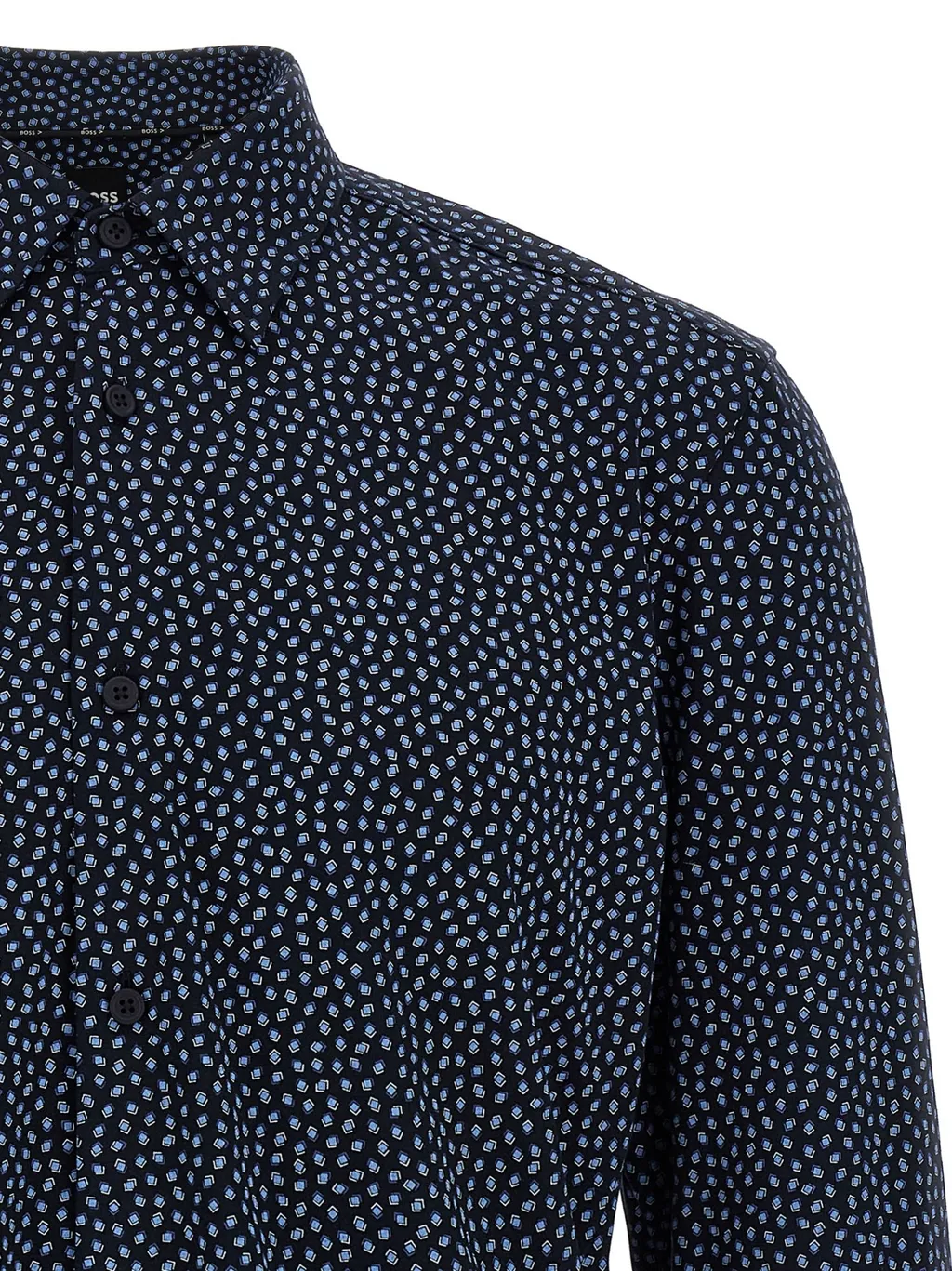 Boss Hugo Boss Roan All-Over Patterned Button-Up Shirt
