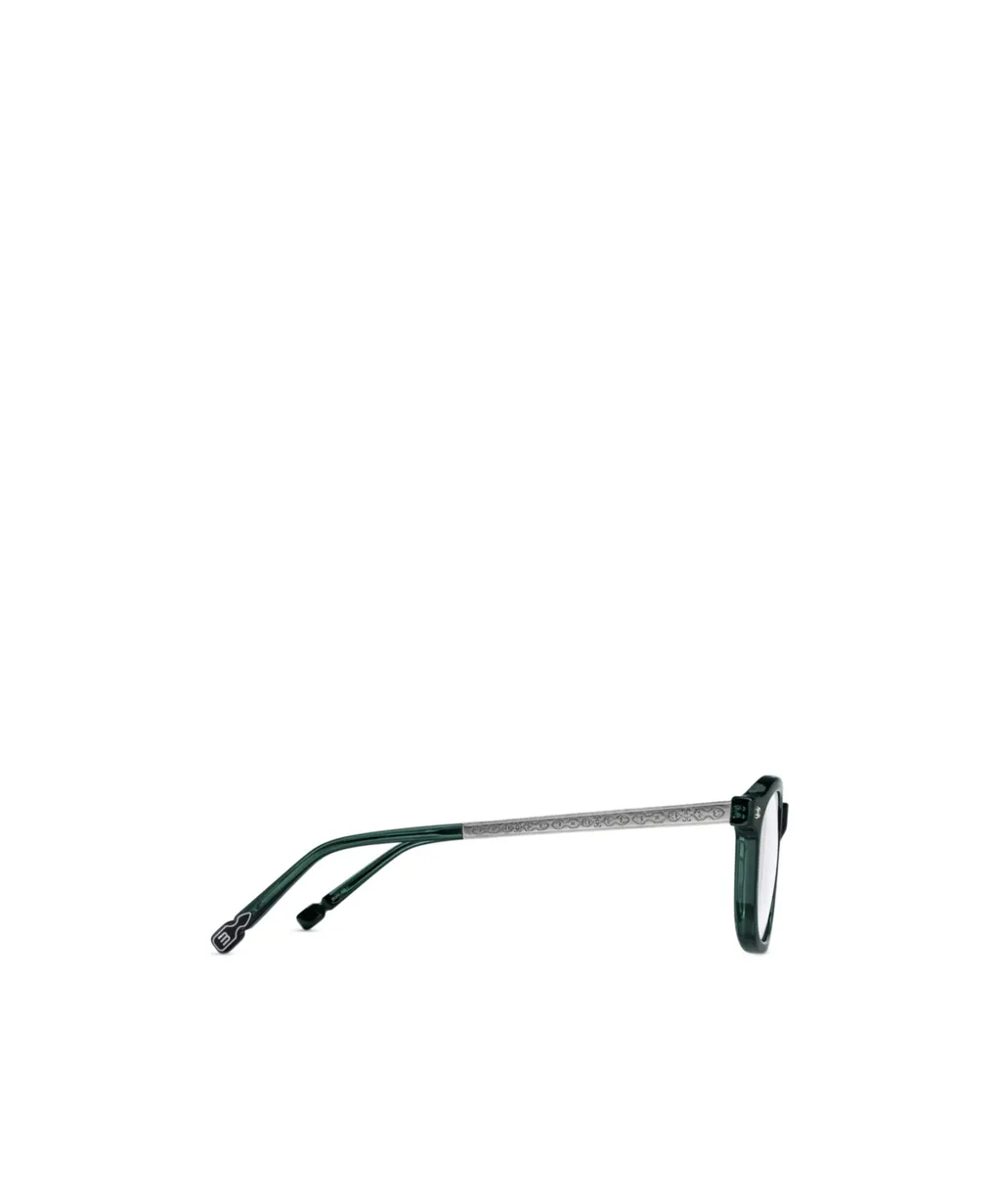 Round-Frame Clear-Lenses Glasses