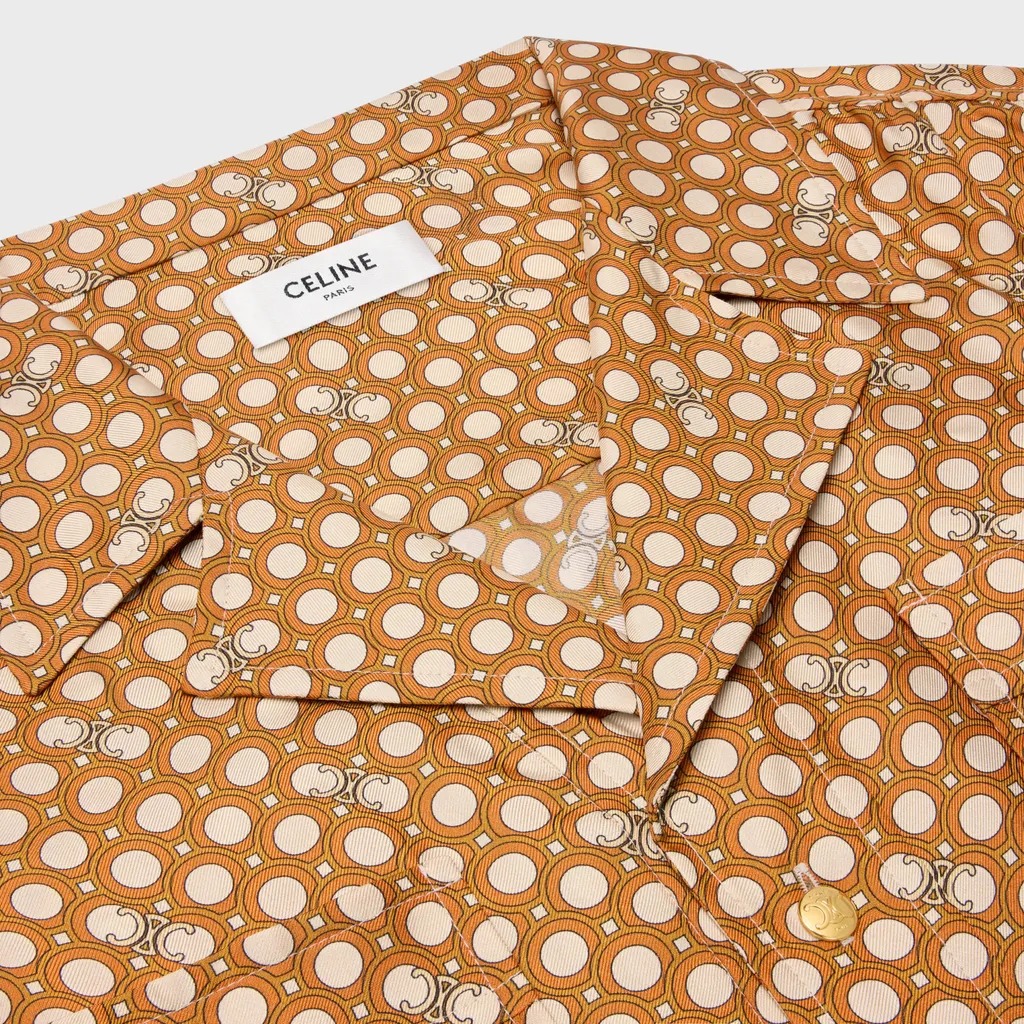 Pajama Shirt In Silk Twill