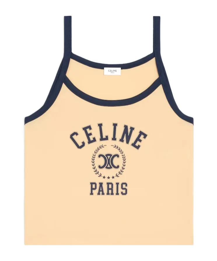 Celine Tank Top In Cotton Jersey