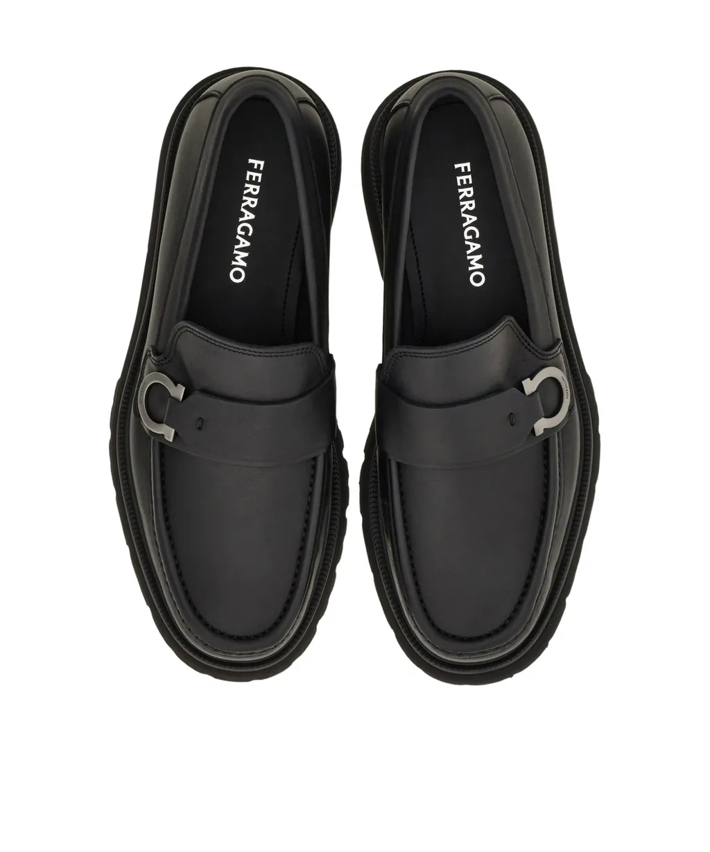 Ferragamo Gancini Ornament Loafers