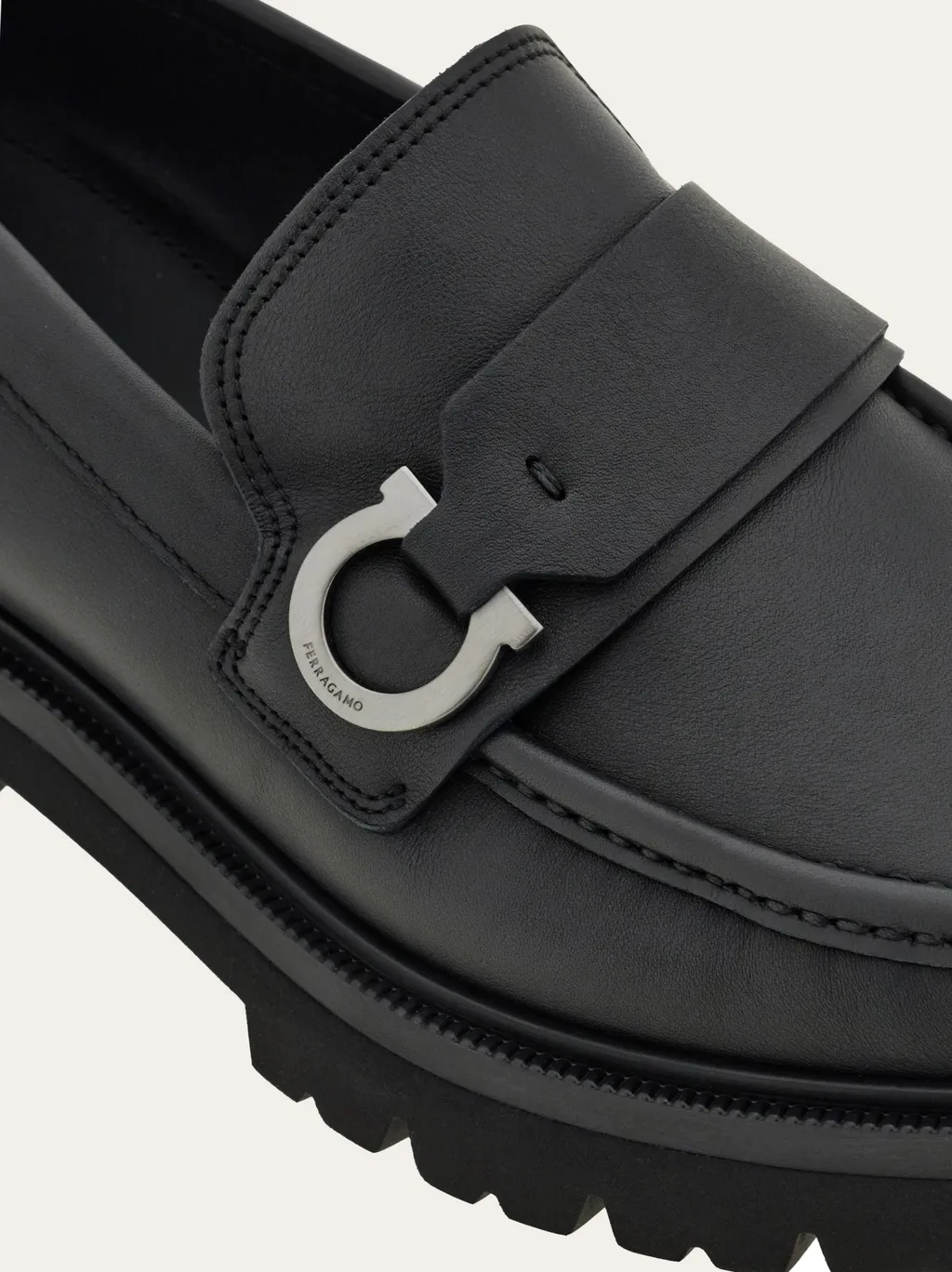 Ferragamo Gancini Ornament Loafers