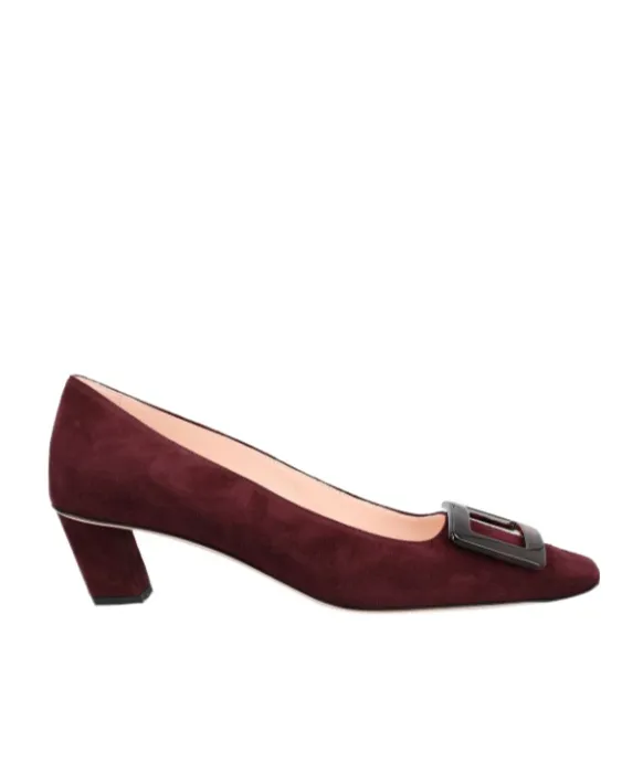Roger Vivier Square-Toe Slip-On Pumps