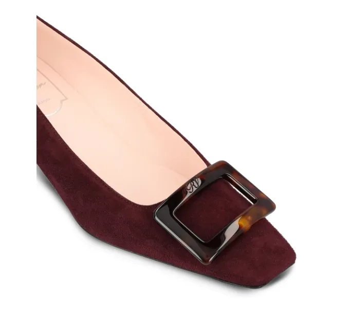 Roger Vivier Square-Toe Slip-On Pumps