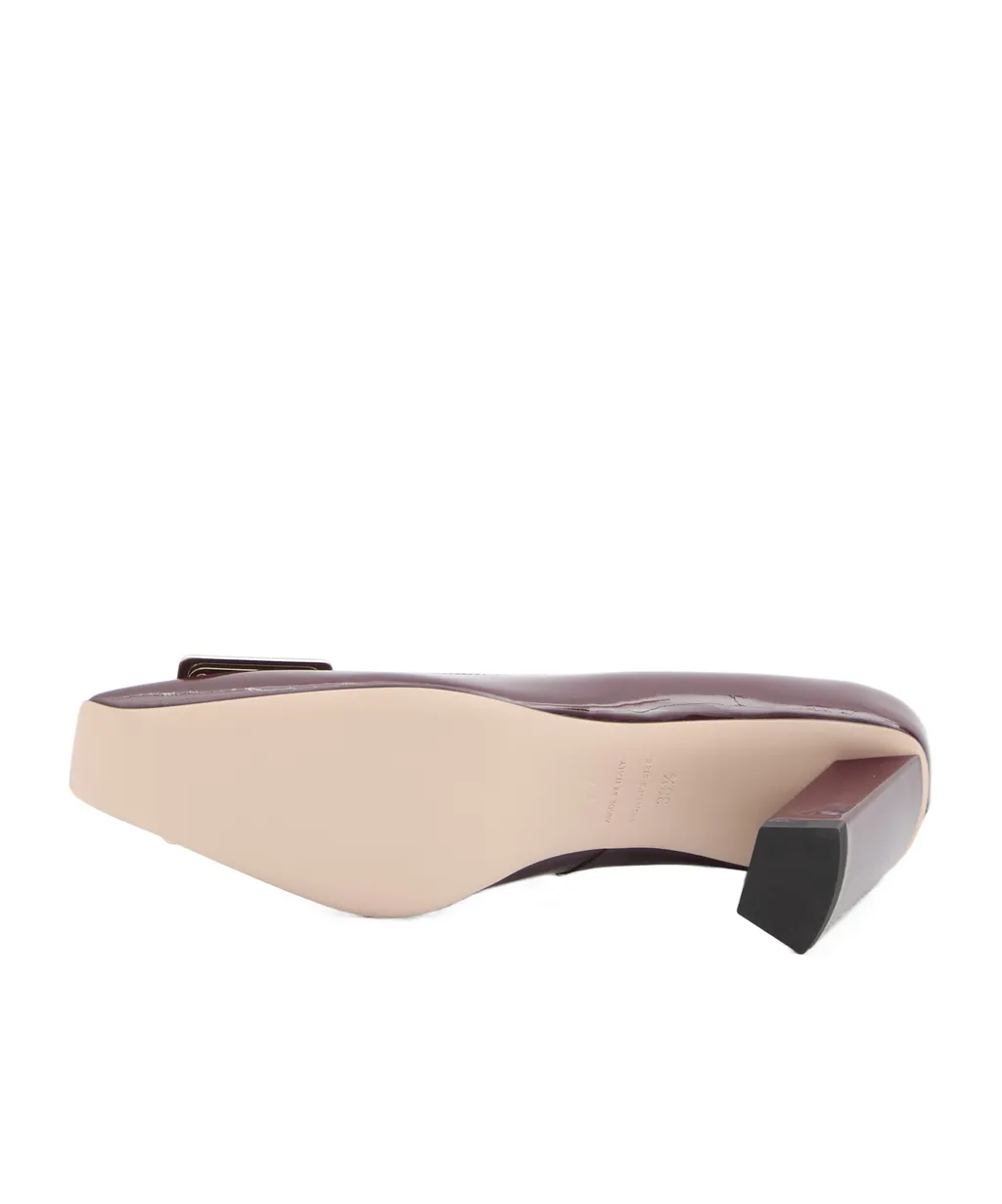 Roger Vivier Logo Engraved Block Heeled Pumps