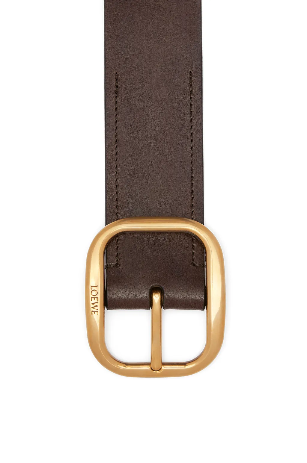 Loewe Logo Engraved Buckled Belt
