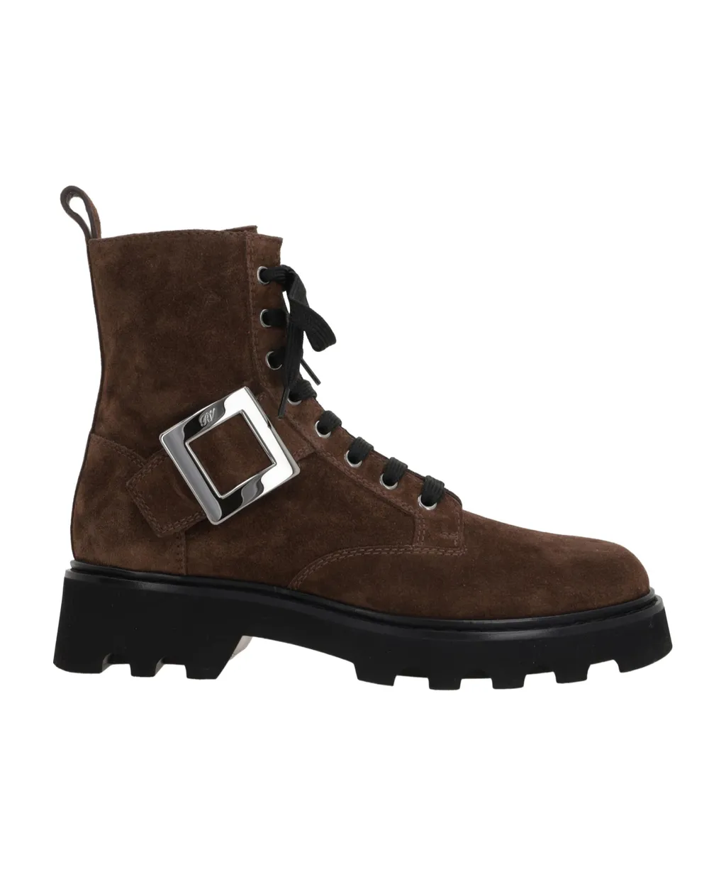 Roger Vivier Buckle-Fastening Round Toe Boots