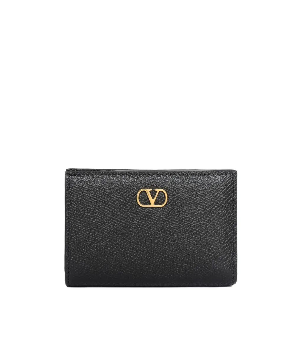Zip-Fastening Logo-Plaque Wallet