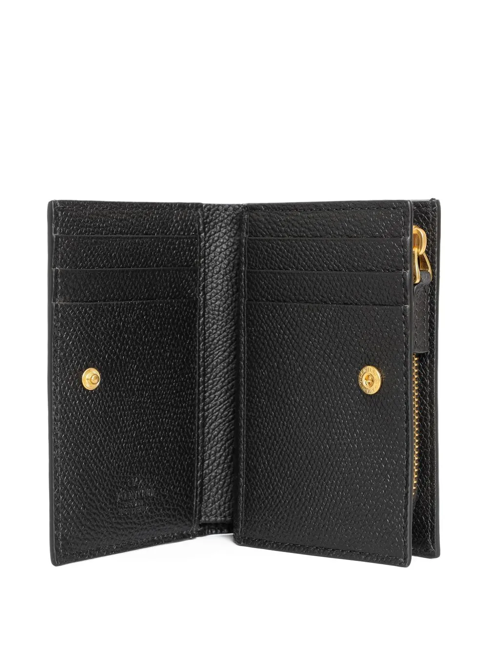 Zip-Fastening Logo-Plaque Wallet
