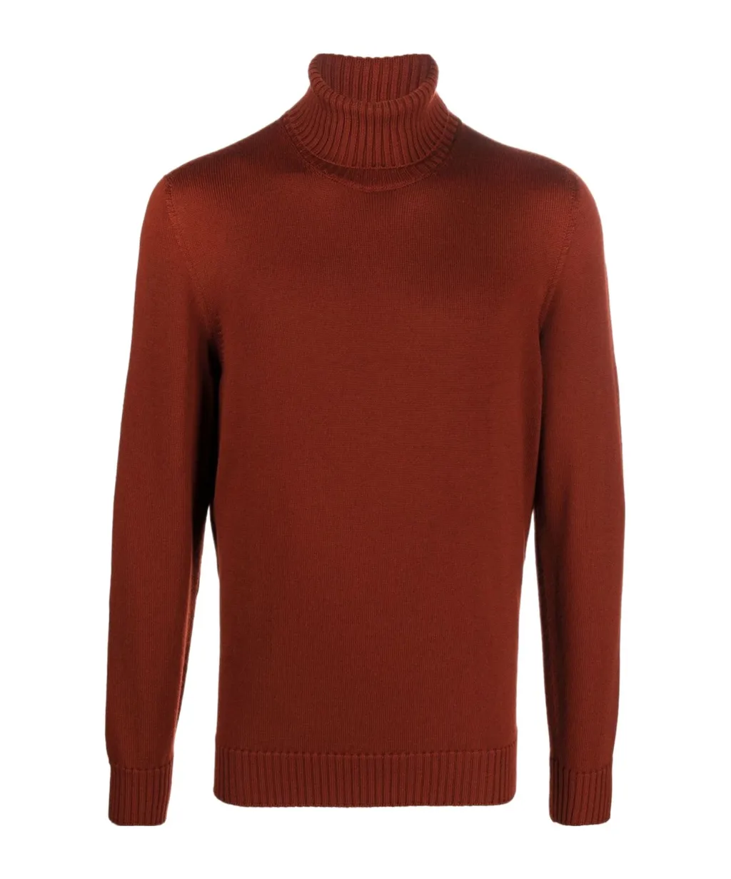 Long-Sleeved Turtleneck Sweater