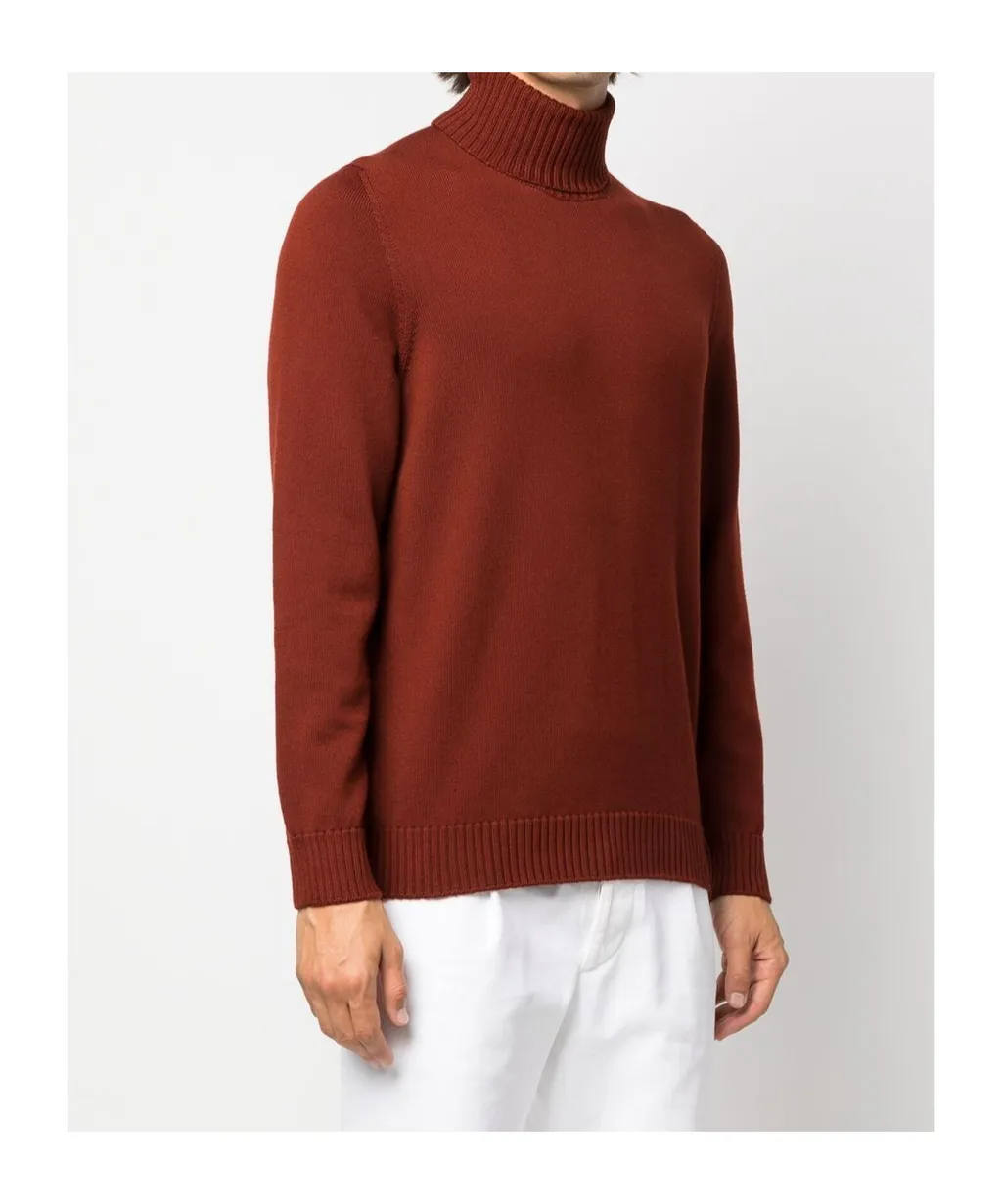 Long-Sleeved Turtleneck Sweater