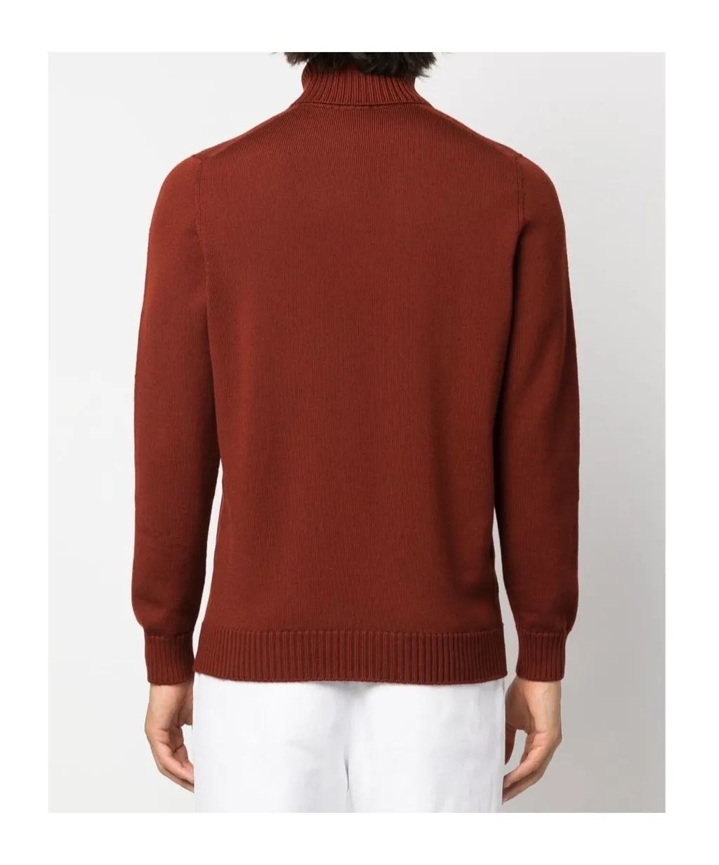 Long-Sleeved Turtleneck Sweater