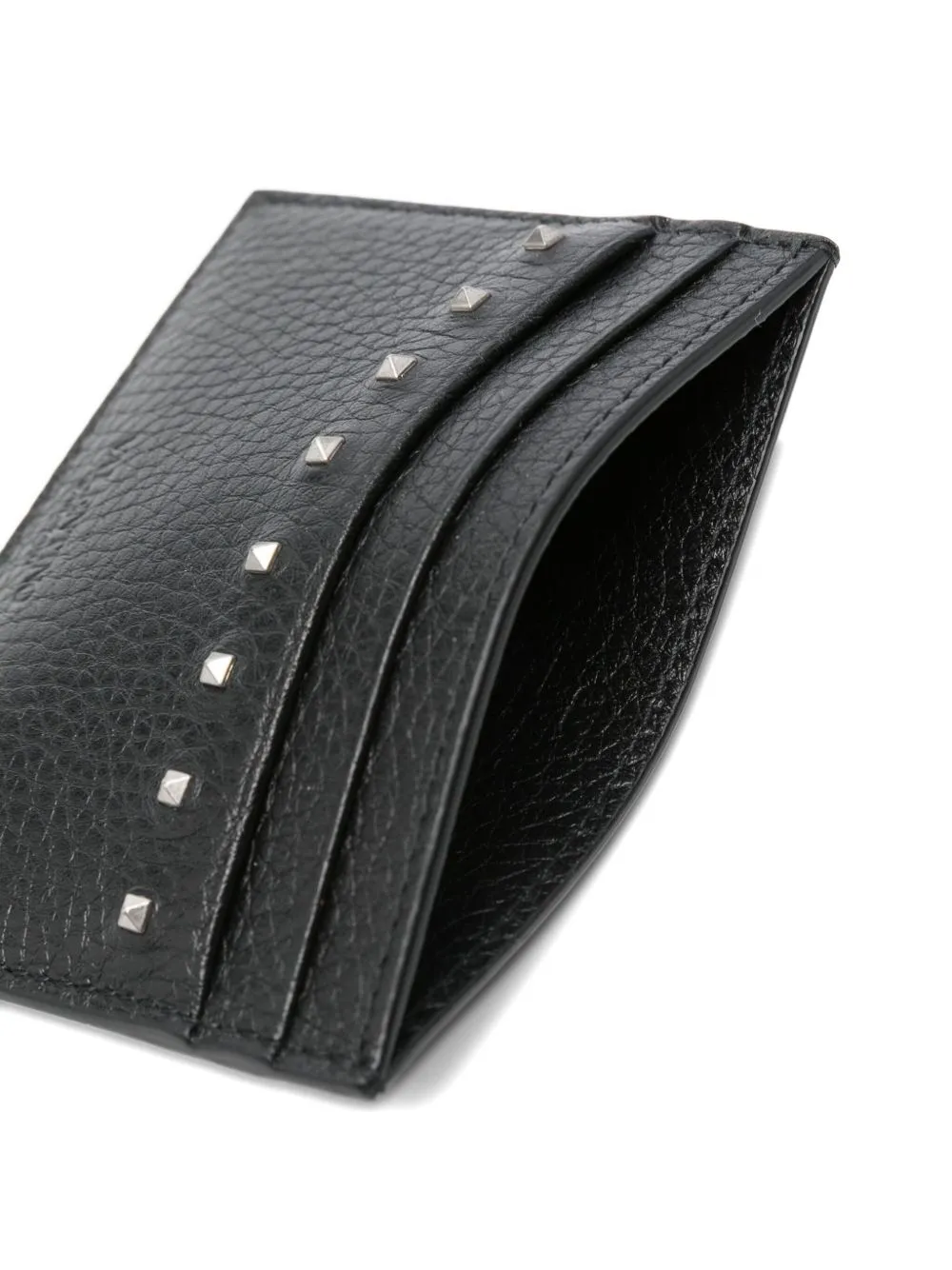 Valentino Garavani Rockstud Logo Debossed Cardholder