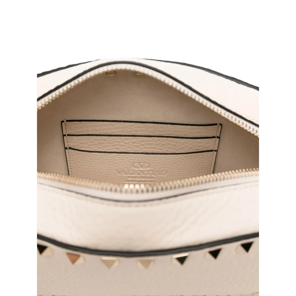Valentino Garavani Rockstud Zip-Up Shoulder Bag