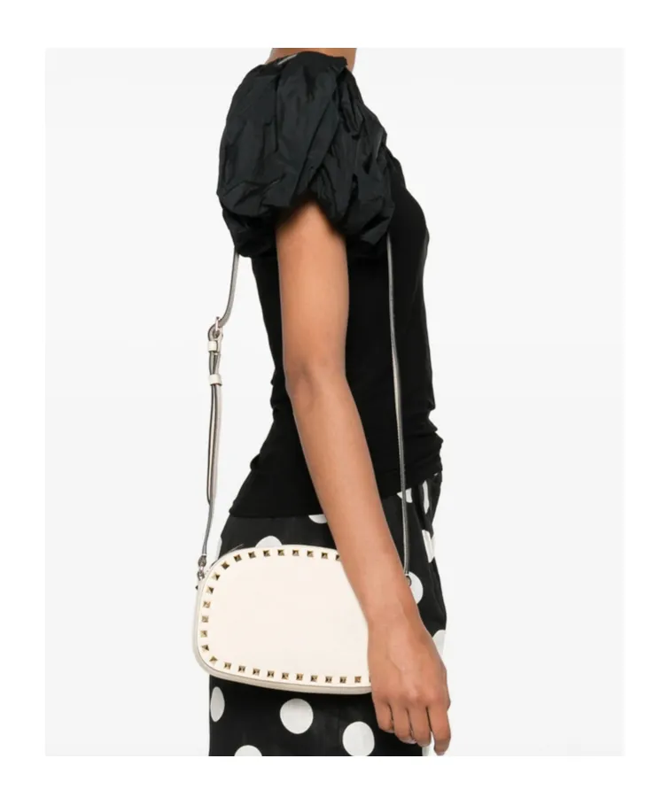 Valentino Garavani Rockstud Zip-Up Shoulder Bag