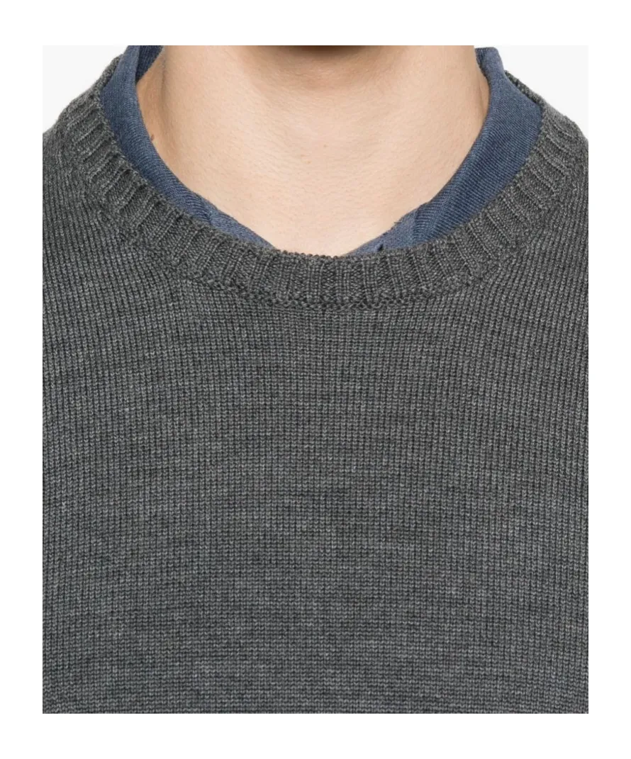 Crew-Neck Wool Sweater