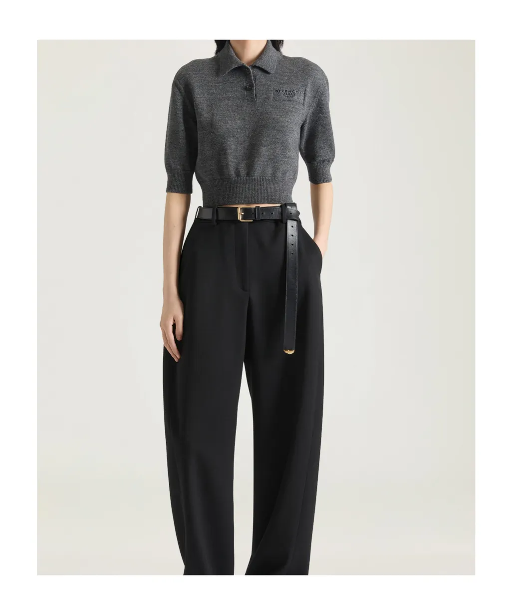Givenchy Logo Detailed Short-Sleeve Knit Polo Shirt