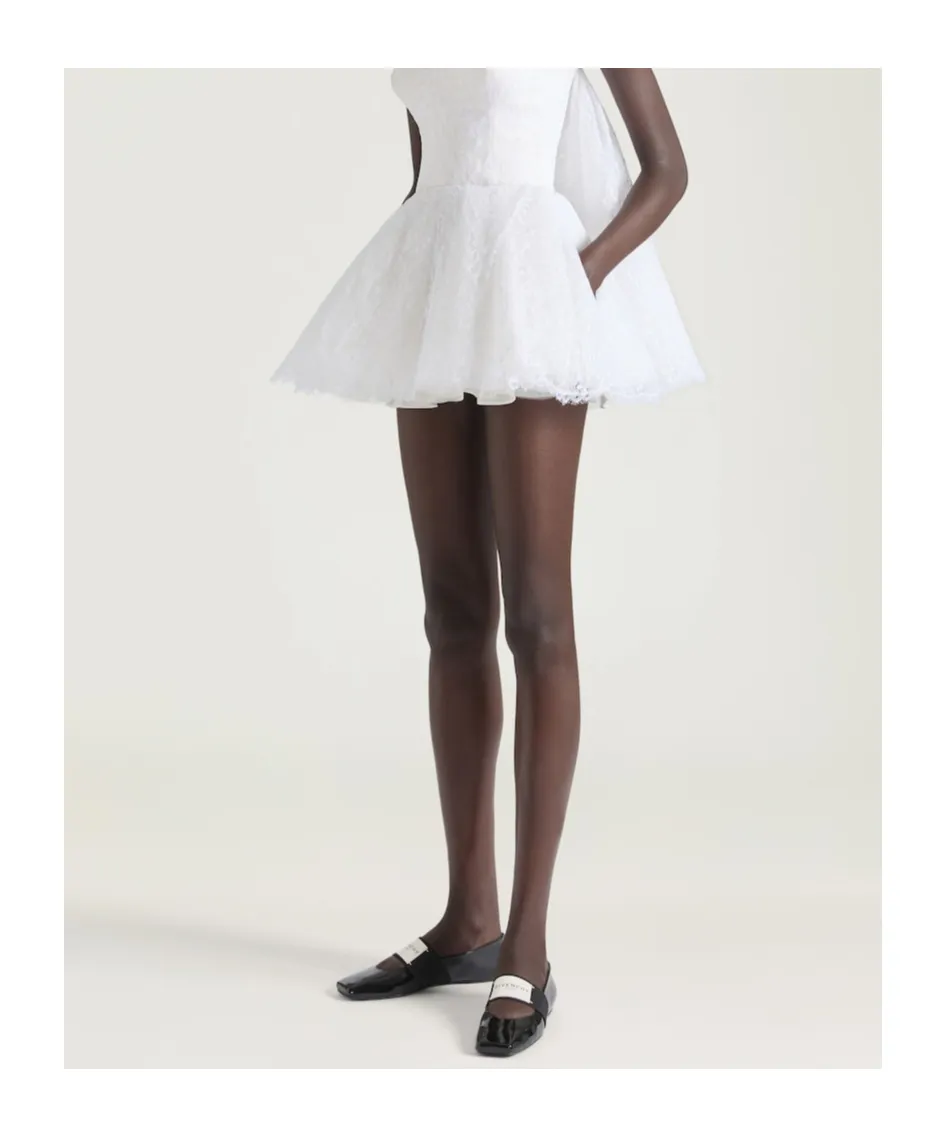 Sliced Square Ballerinas In Patent Leather