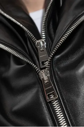 Givenchy Shawl Collar Zip-Up Bomber Jacket