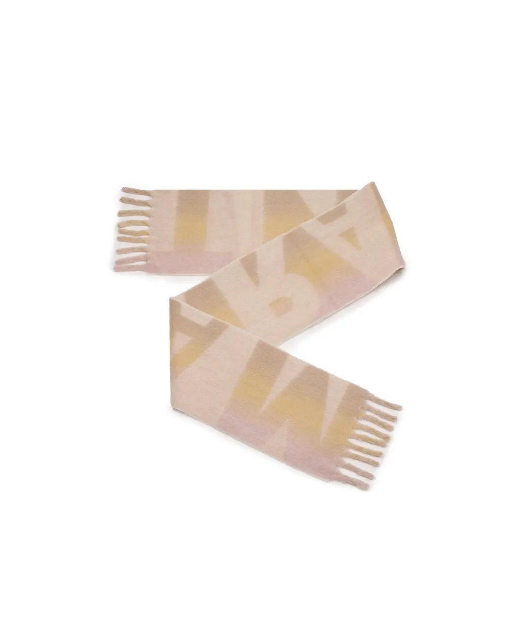 Loliana Checked Fringed Scarf