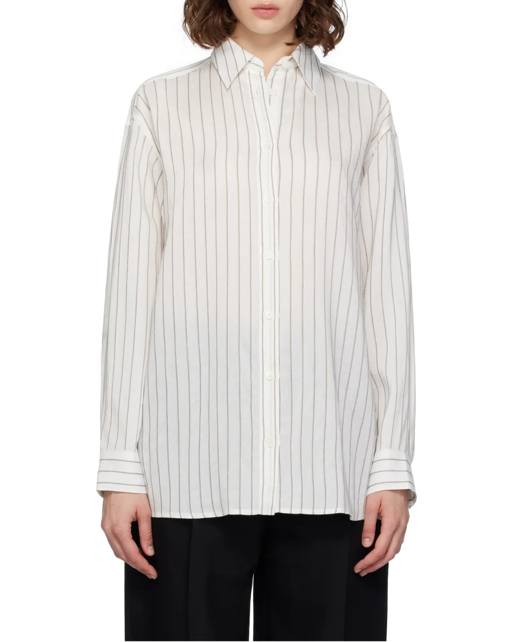 TotÊMe Striped Long-Sleeved Shirt