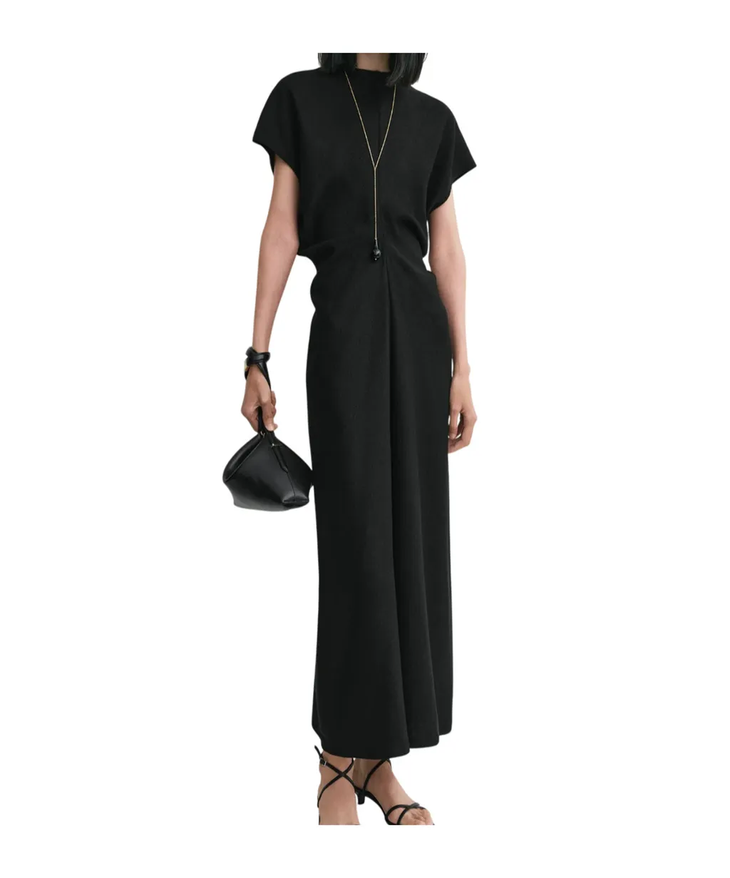 Slouch-Waist Maxi Dress