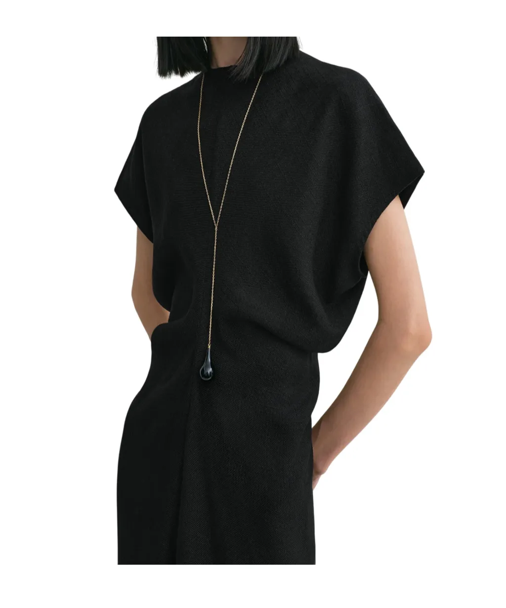 Slouch-Waist Maxi Dress