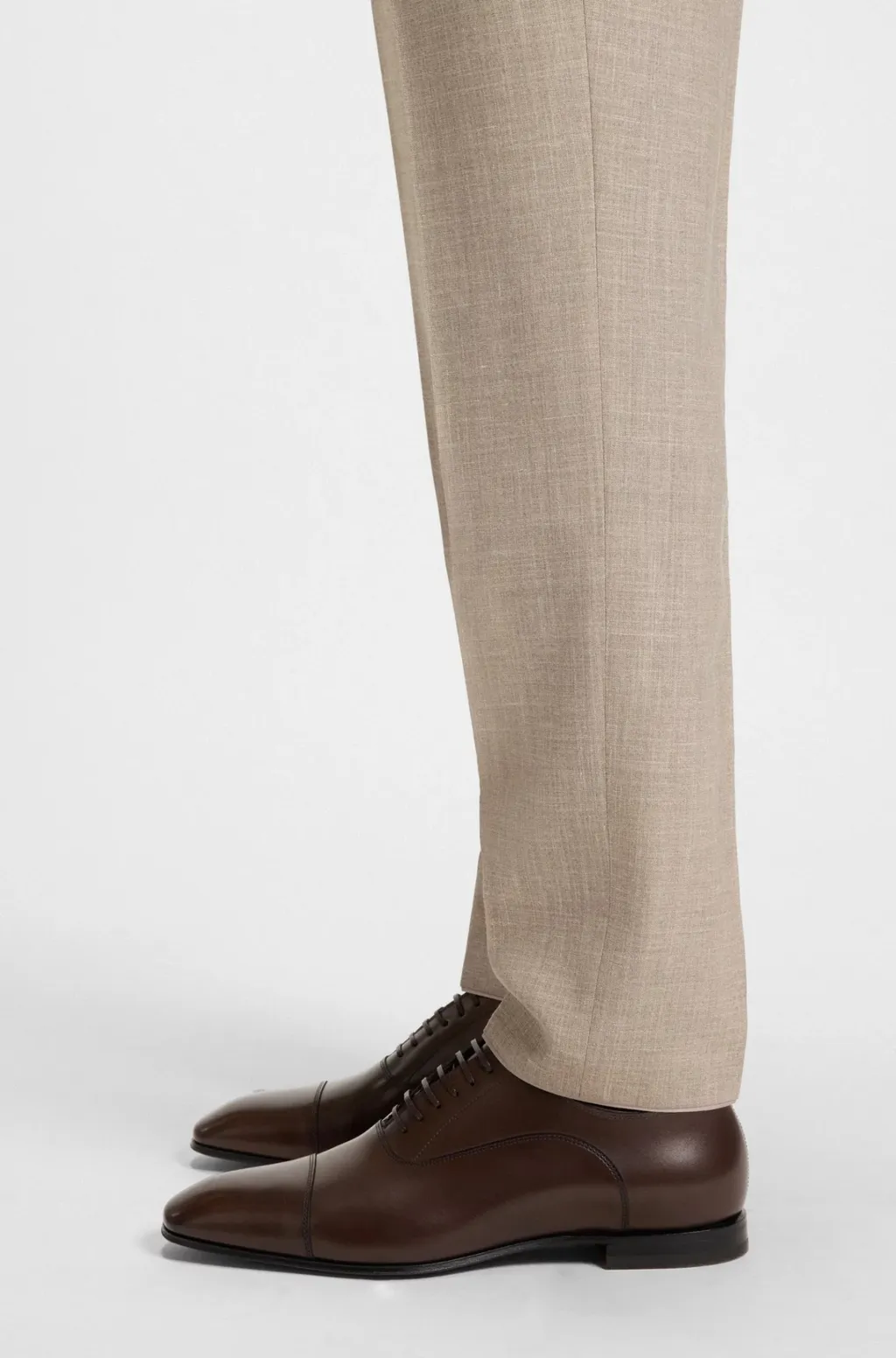 Leather Lace-Up Oxford Shoes