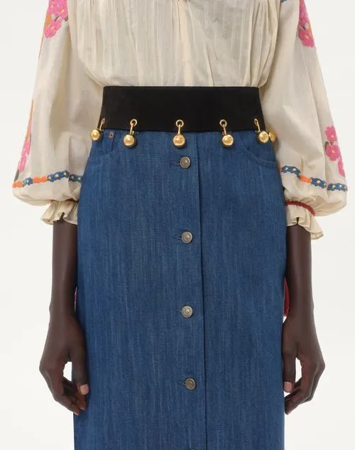 Vlogo Suede Belt