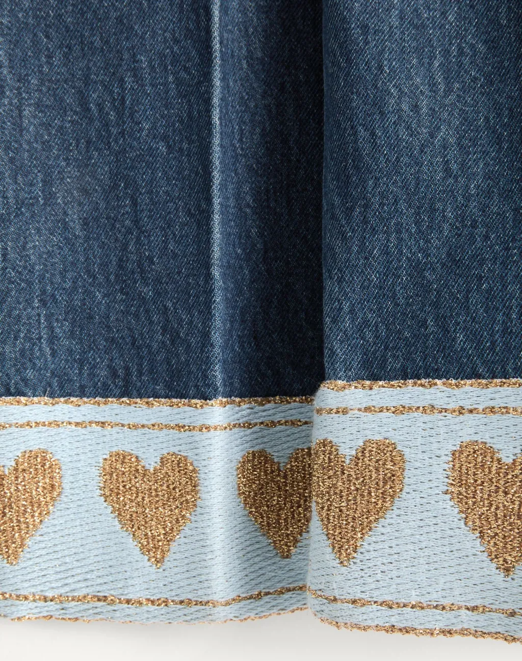 Valentino	Heart Motif High Waist Jeans
