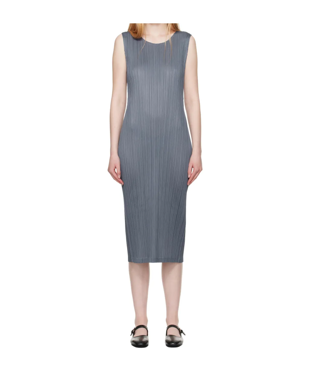 Pleated Midi Dress