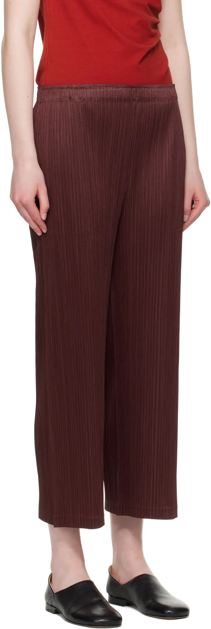 Elastic Waist Casual Pants