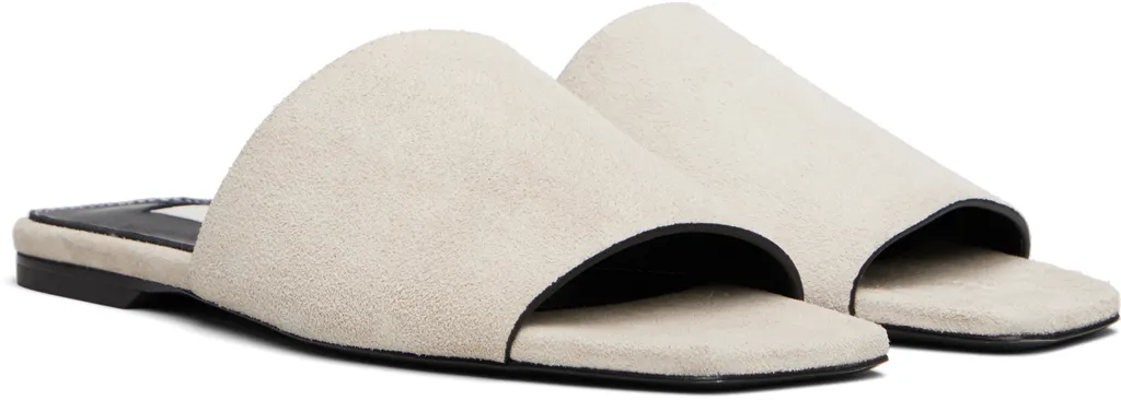 Open Toe Slingback Slippers