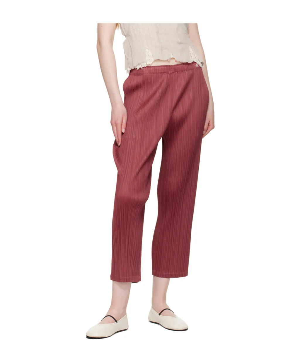Straight-Leg Casual Pants