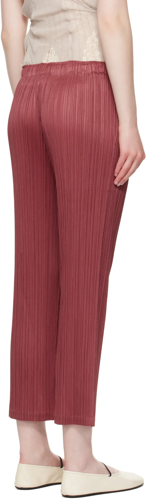 Straight-Leg Casual Pants