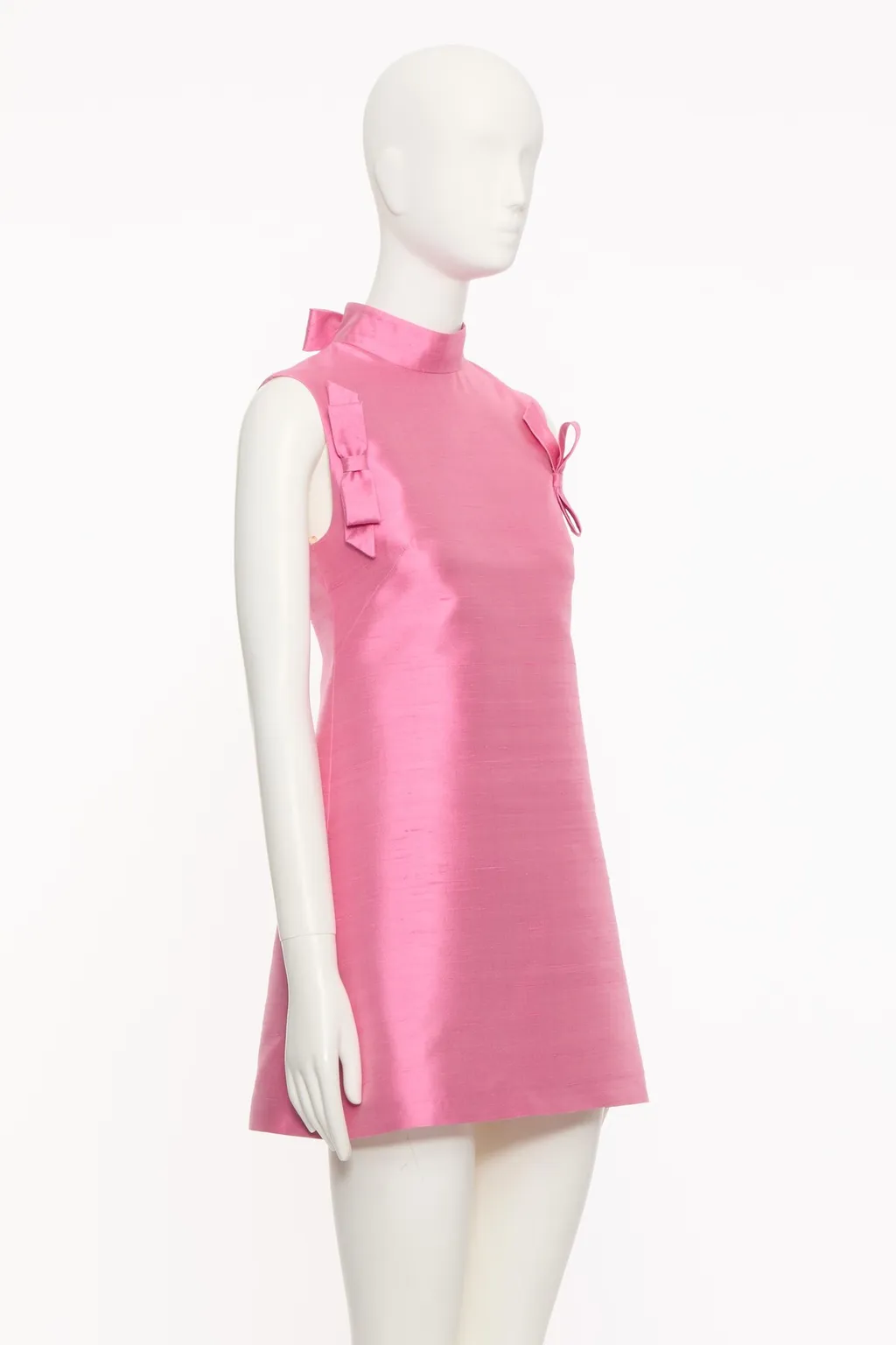 Bow-Detail Mini Dress