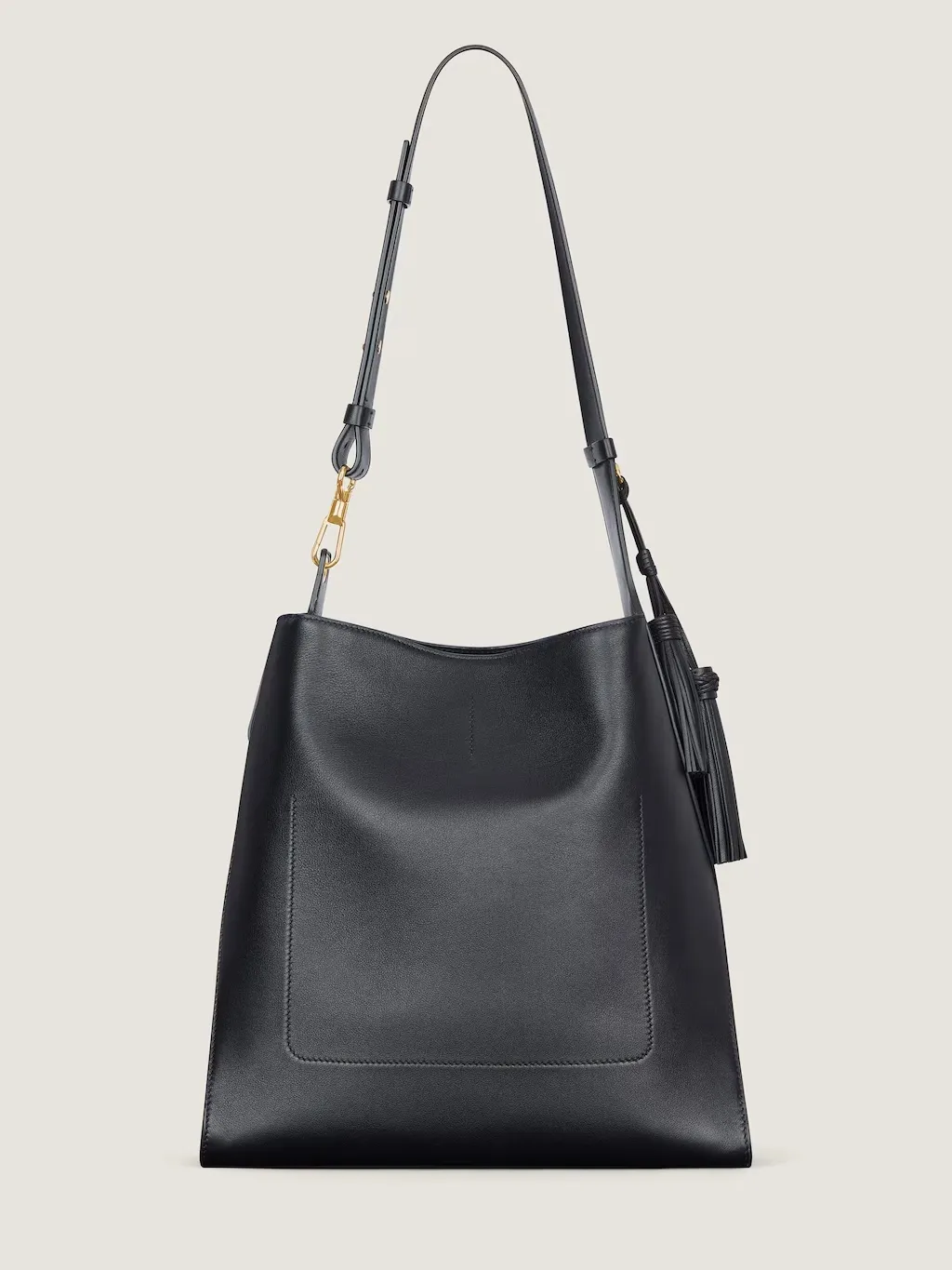 Medium Belted Hobo Bag In Leather
